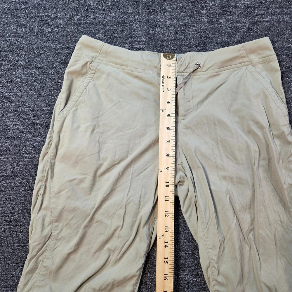 Columbia Hiking Shorts Women 31 Tan Drawstring Capri‎ Cargo Gorpcore Outdoor